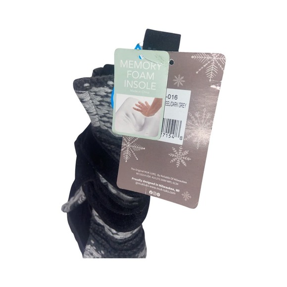 MUK LUKS Women's Nikki Boots - Blue Steel/Dark Gray - Size 7 - Mid Calf (V) - Picture 11 of 13